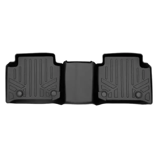 SMARTLINER All Weather Custom Fit Black 2nd Row Floor Mat Liner Set Compatible With 2022 Jeep Grand Cherokee WL (SB0599)