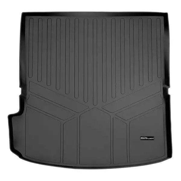 SMARTLINER All Weather Custom Fit Cargo Trunk Liner Floor Mat Behind 2nd Row Black Compatible With 2018-2021 Chevrolet Traverse (SD0343)