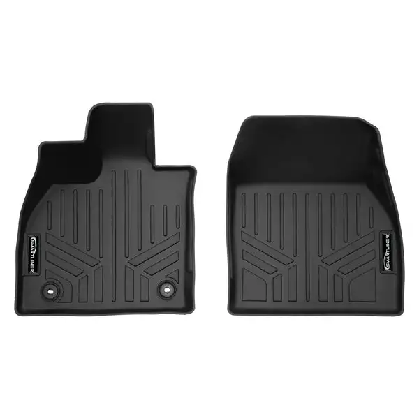 SMARTLINER All Weather Protection Custom Fit Black 1st Row Floor Mat Liner Set Compatible With 2023-2024 Subaru Solterra EV (SA0684)