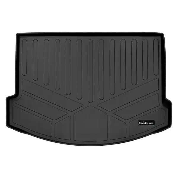 SMARTLINER All Weather Custom Fit Black Cargo Liner Mat Compatible With 2018-2023 Jaguar E-Pace (SD0618)