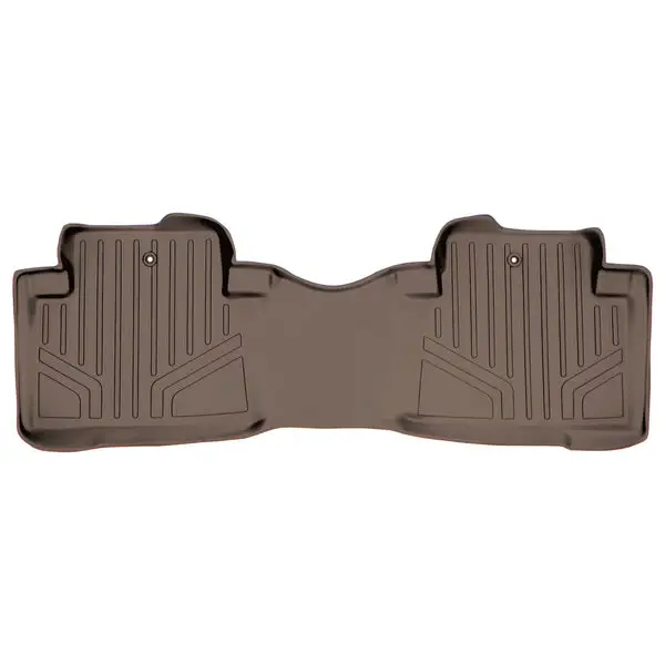 SMARTLINER Custom Fit Floor Mats 2nd Row Liner Tan Compatible With 2009-2015 Honda Pilot (SB1036)
