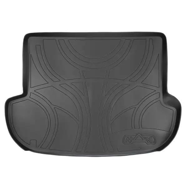 SMARTLINER All Weather Custom Fit Cargo Trunk Liner Floor Mat Black Compatible With 2007-2012 Hyundai Santa Fe without 3rd Row Seat (SD0048)