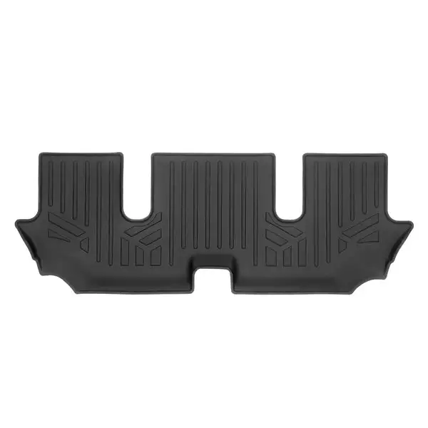 SMARTLINER Custom Fit Floor Mats 3rd Row Liner Black Compatible With 2018-2022 Volkswagen Atlas with 2nd Row Bucket Seats (SC0443)