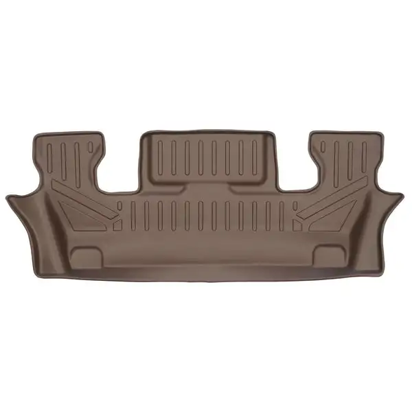 SMARTLINER Custom Fit Tan 3rd Row Floor Mat Liner Compatible With 2020-2023 Ford Explorer With 2nd Row Bucket Seats (SC1423)