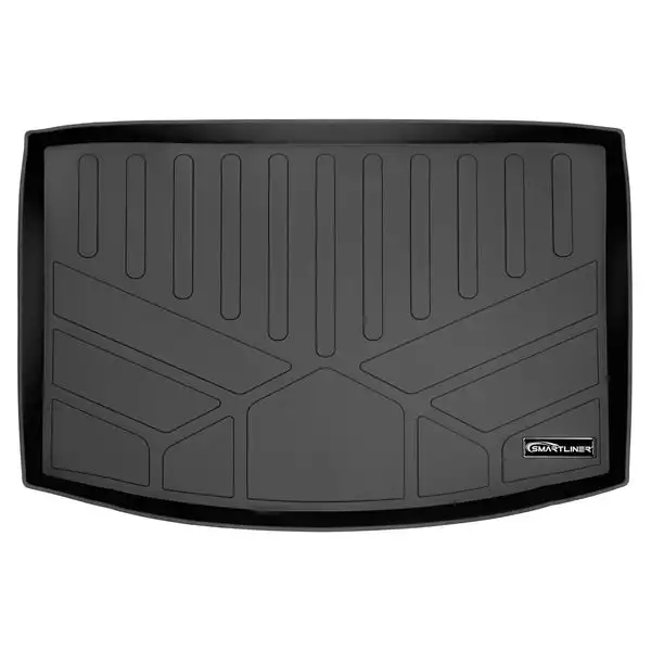 SMARTLINER All Weather Custom Fit Cargo Trunk Liner Floor Mat Black Compatible With 2016-2021 Mazda CX-3 (SD0269)