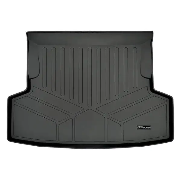 SMARTLINER All Weather Custom Fit Cargo Trunk Liner Floor Mat Black Compatible With 2014-2021 Subaru WRX / WRX STI (SD0339)