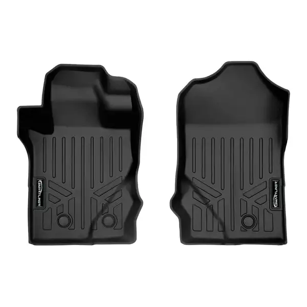 SMARTLINER All Weather Custom Fit 1st Row Floor Mat Liner Set Compatible With 2021-2024 Ford Bronco (SA0566)