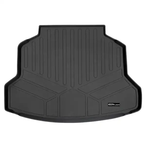 SMARTLINER All Weather Custom Fit Cargo Trunk Liner Floor Mat Black Compatible With 2012-2016 Honda CR-V (SD0106)