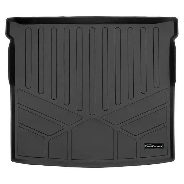 SMARTLINER All Weather Custom Fit Black Cargo Liner Mat Compatible With 2021-2023 Volkswagen ID.4 (SD0619)