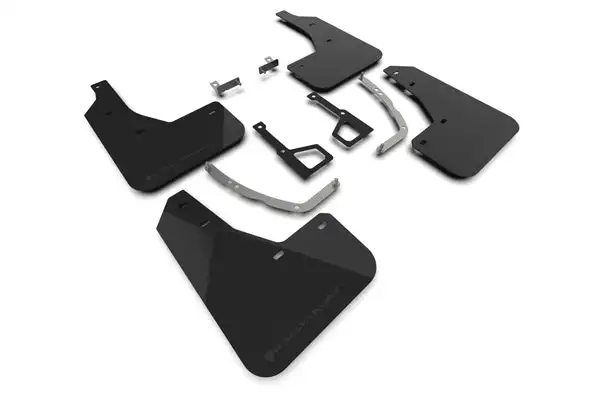 Rally Armor 2025 Hyundai Ioniq 5 XRT Black Mud Flap Black Logo (MF127-UR-BLK-MBK)