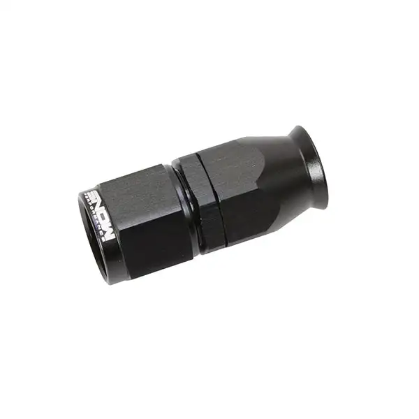Snow Performance -8 AN Straight PTFE Hose End (Black) (SNF-60800)