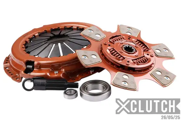 XClutch Clutch Kit Stage 2X Single Sprung Ceramic Disc XKTY280071B (XKTY28007-1BX)