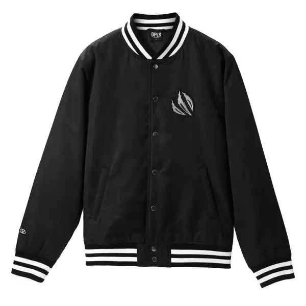 AlphaRex Vintage Varsity Jacket Black