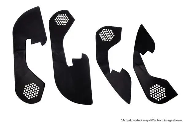 Revel GT Design Kick Panel Cover (Silver Stitch) 15-19 Lexus RC - 6 Pieces (1TR5GDAL01S)