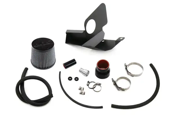 HPS Performance Air Intake Kit With Heat Shield Red (827-714R)