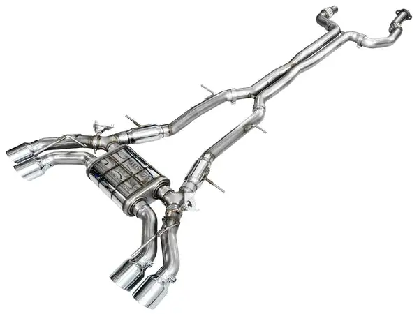 AWE Tuning 2021+ Cadillac CT4-V Blackwing SwitchPath Exhaust - Chrome Silver Tips (3025-42436)
