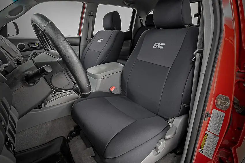 Seat Covers - FR & RR - Crew Cab - Toyota Tacoma 2WD 4WD (05-15)