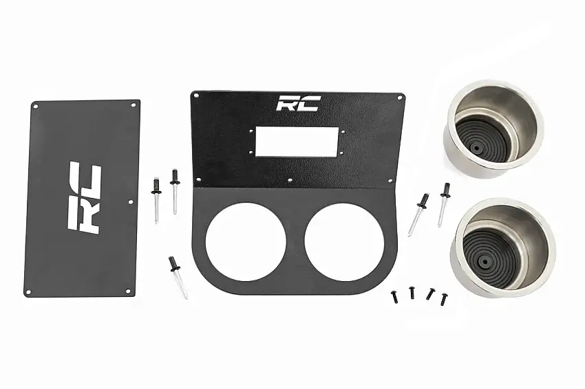 Rough Country Cup Holder - MLC-8 Mount - Honda Pioneer 1000 Pioneer 1000-5 (16-22)