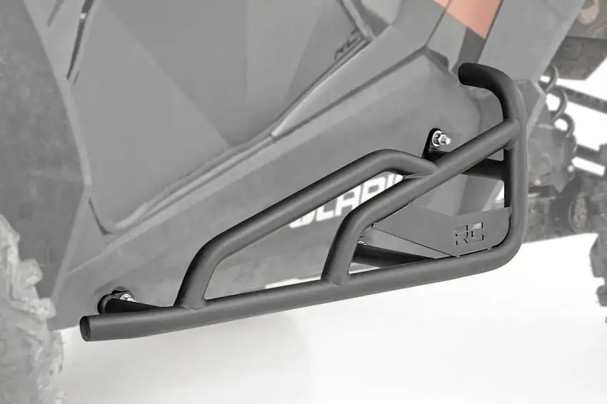 Rough Country Rock Slider Kit - 2 Seat - Polaris RZR Turbo S (18-21) RZR XP 1000 (14-22)