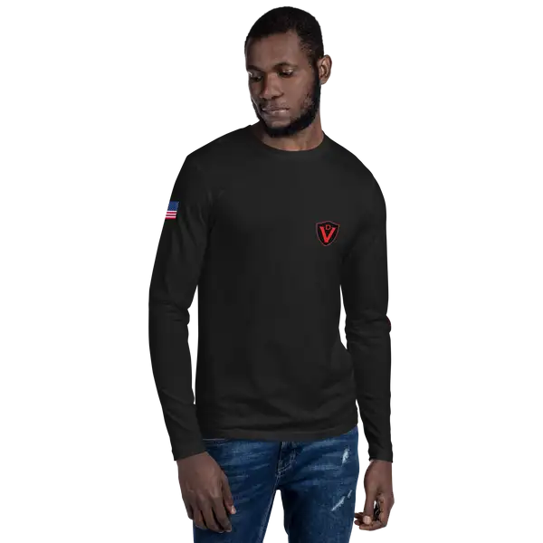 Long Sleeve Fitted Crew