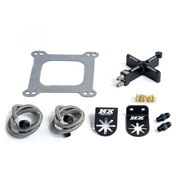 Nitrous Express Covert Crossbar Pro Power Plate Conversion (4150 Flange) 100-500Hp (NX609C)