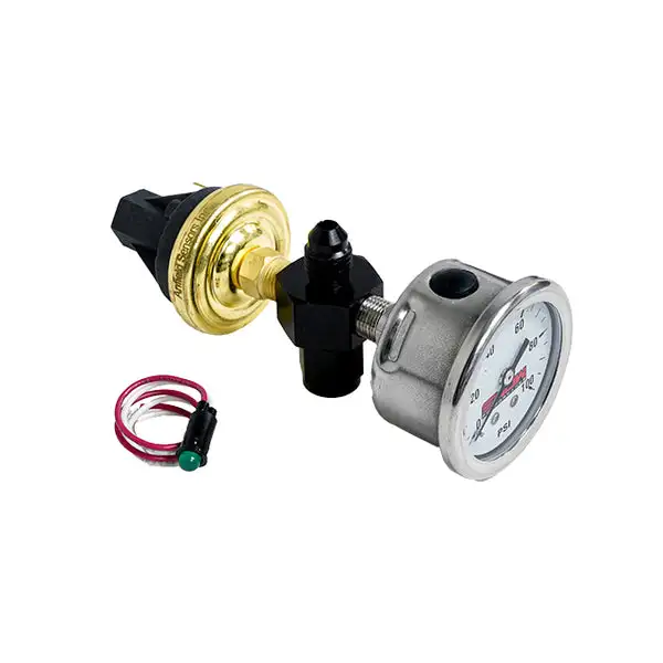 Snow Performance Water Methanol Low Pressure Safety Switch (Stainless Steel Braided Line) (SNO-81083-BRD)