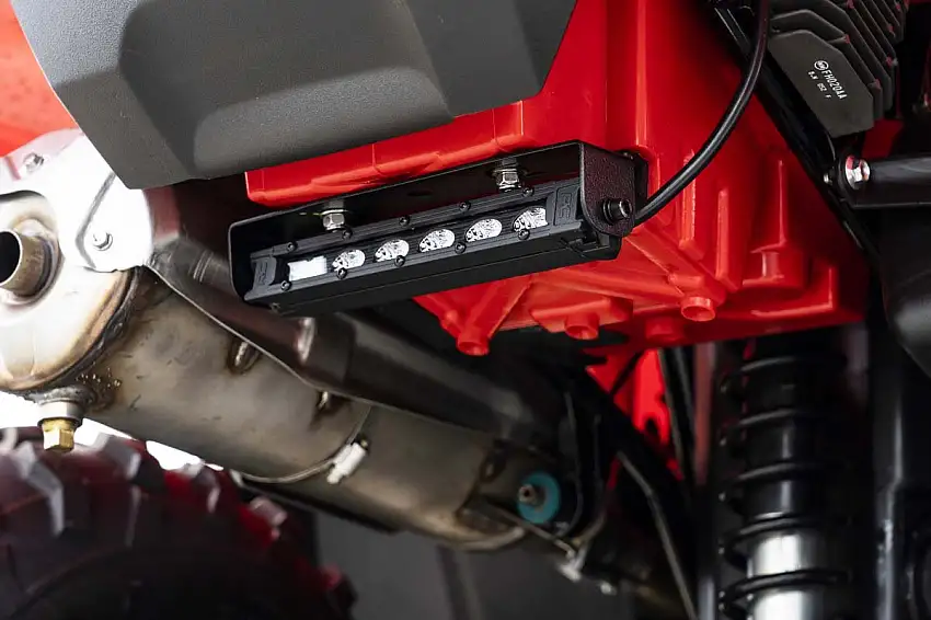 LED Light Kit - Rear Mount - 6 In. Black Slimline - Honda Foreman